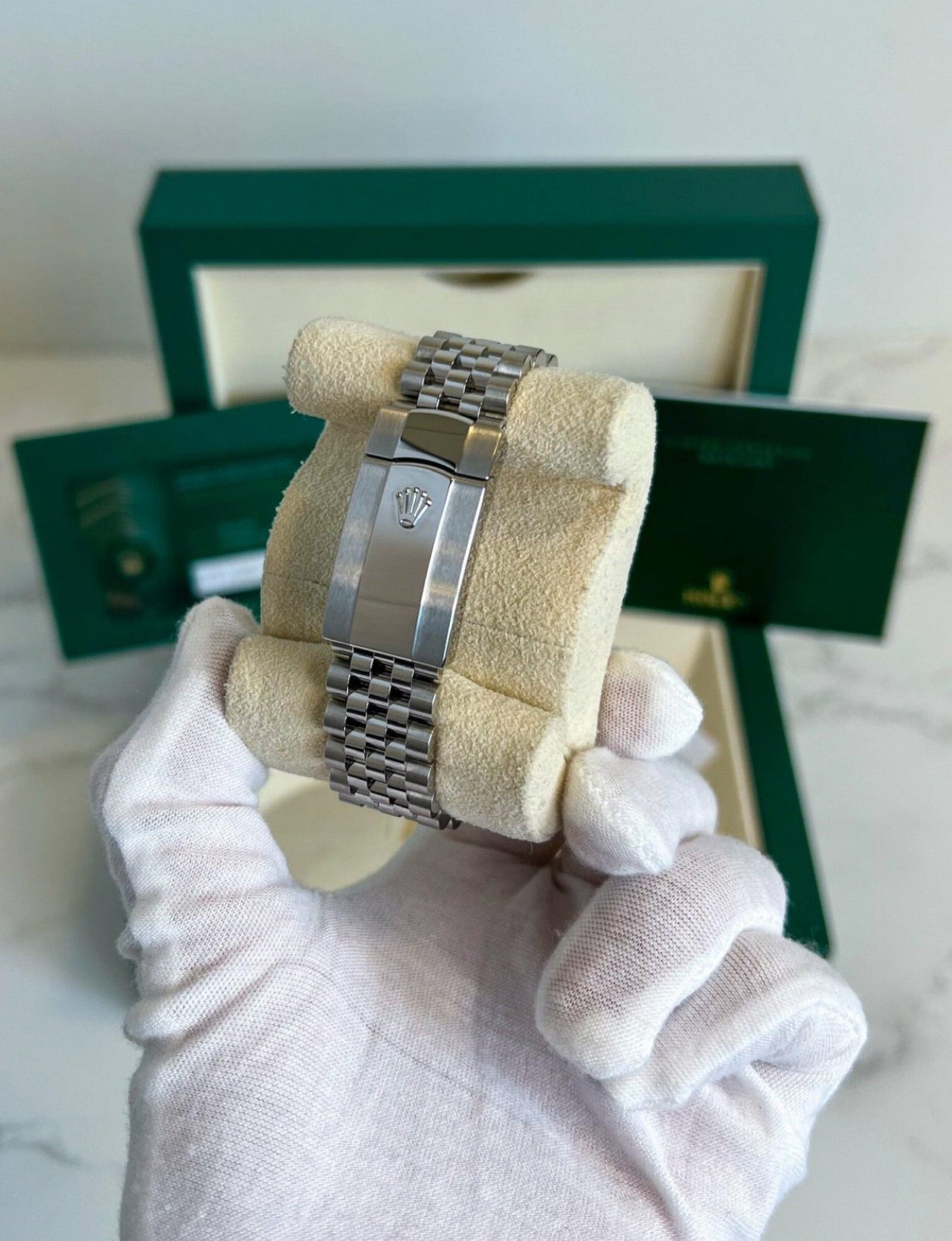 ROLEX DATEJUST JUBILEE MINT GREEN