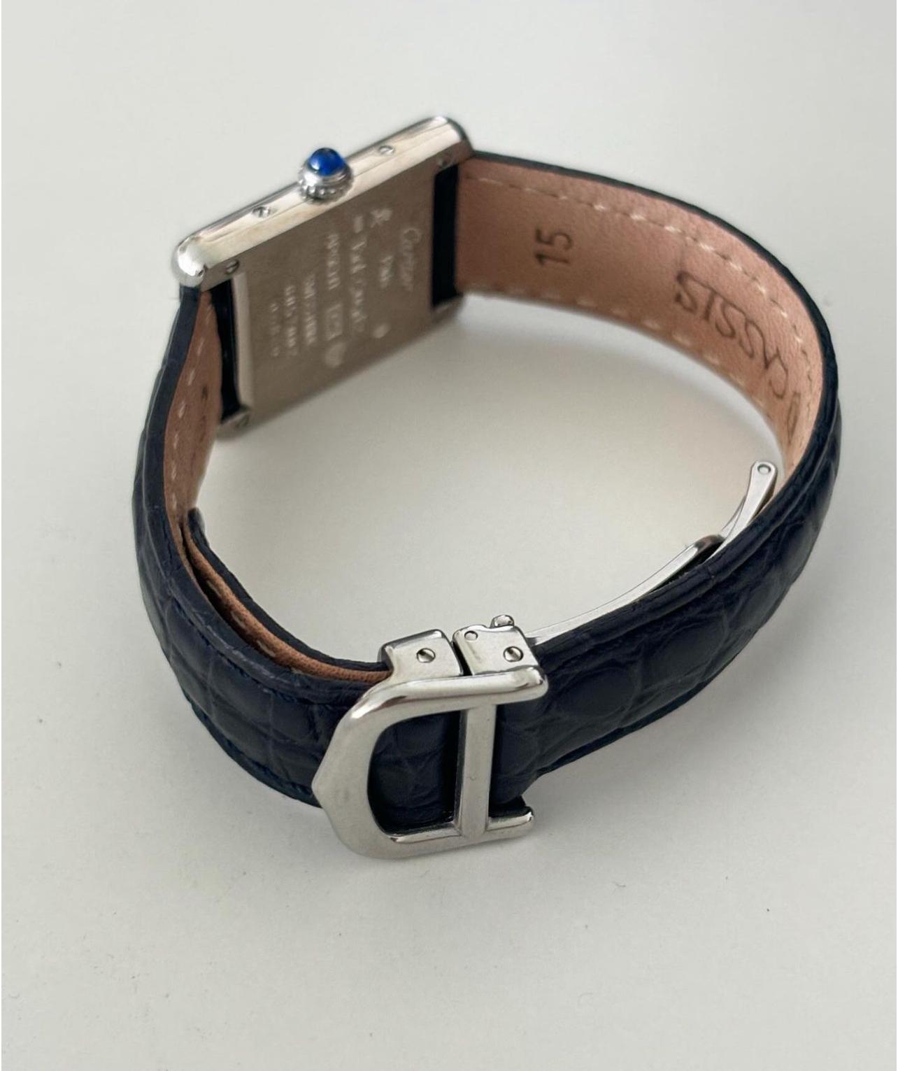 CARTIER MUST TANK BLU NAVY