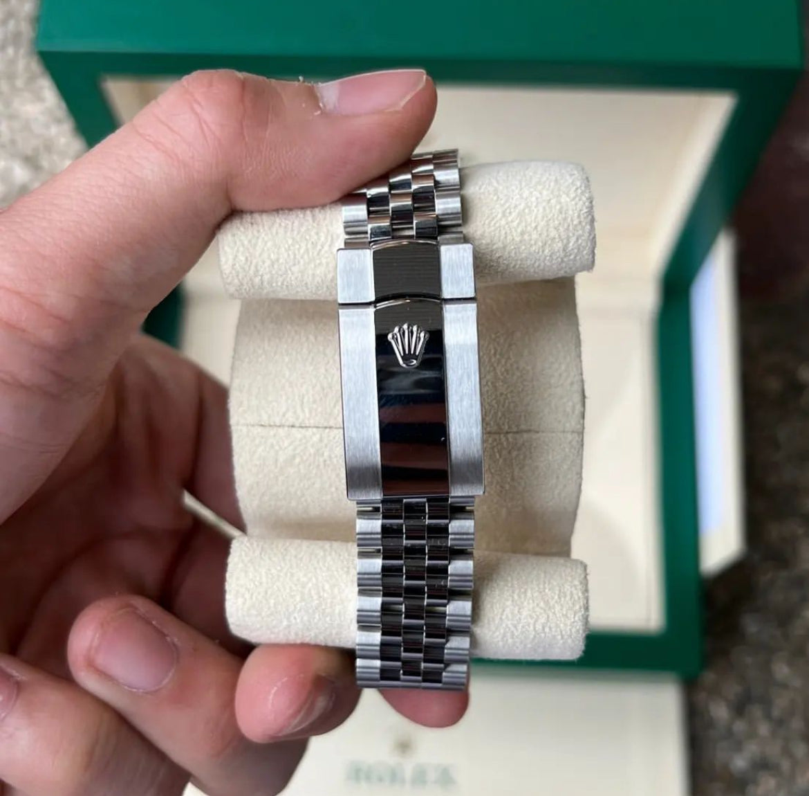 ROLEX DATEJUST JUBILÈE SILVER DIAL