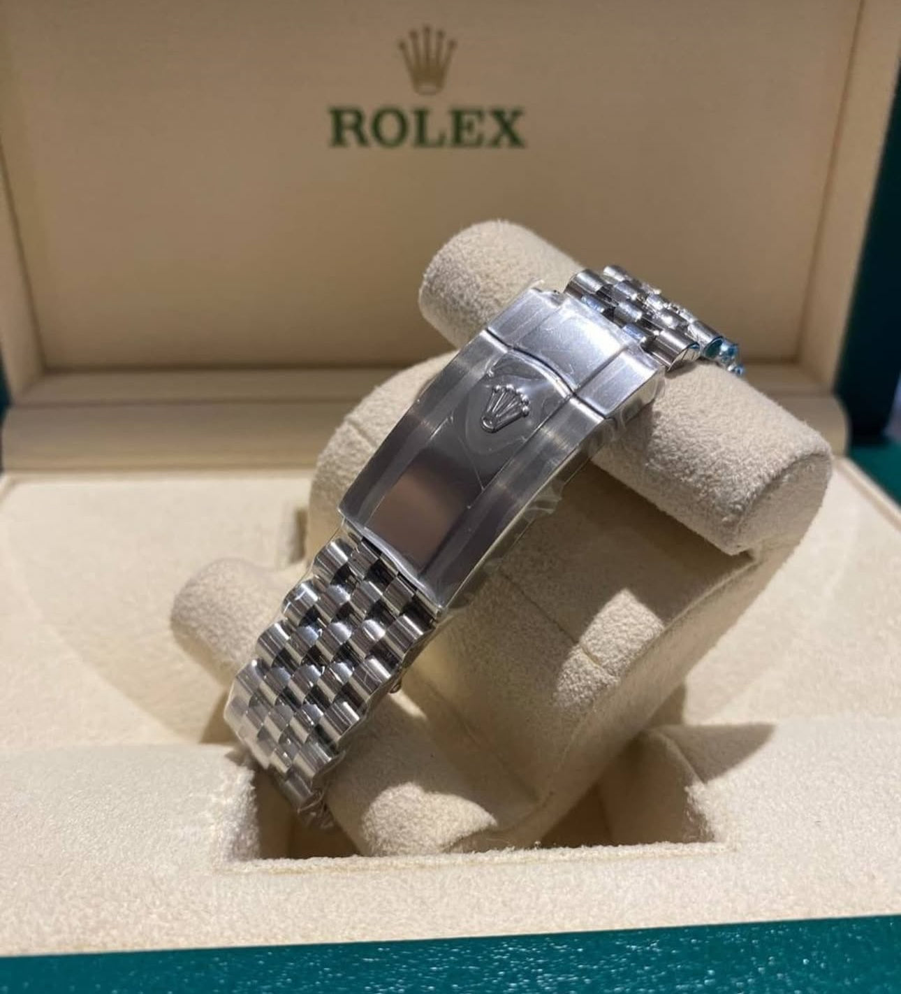 ROLEX DATEJUST JUBILEE BLACK DIAL DIAMOND