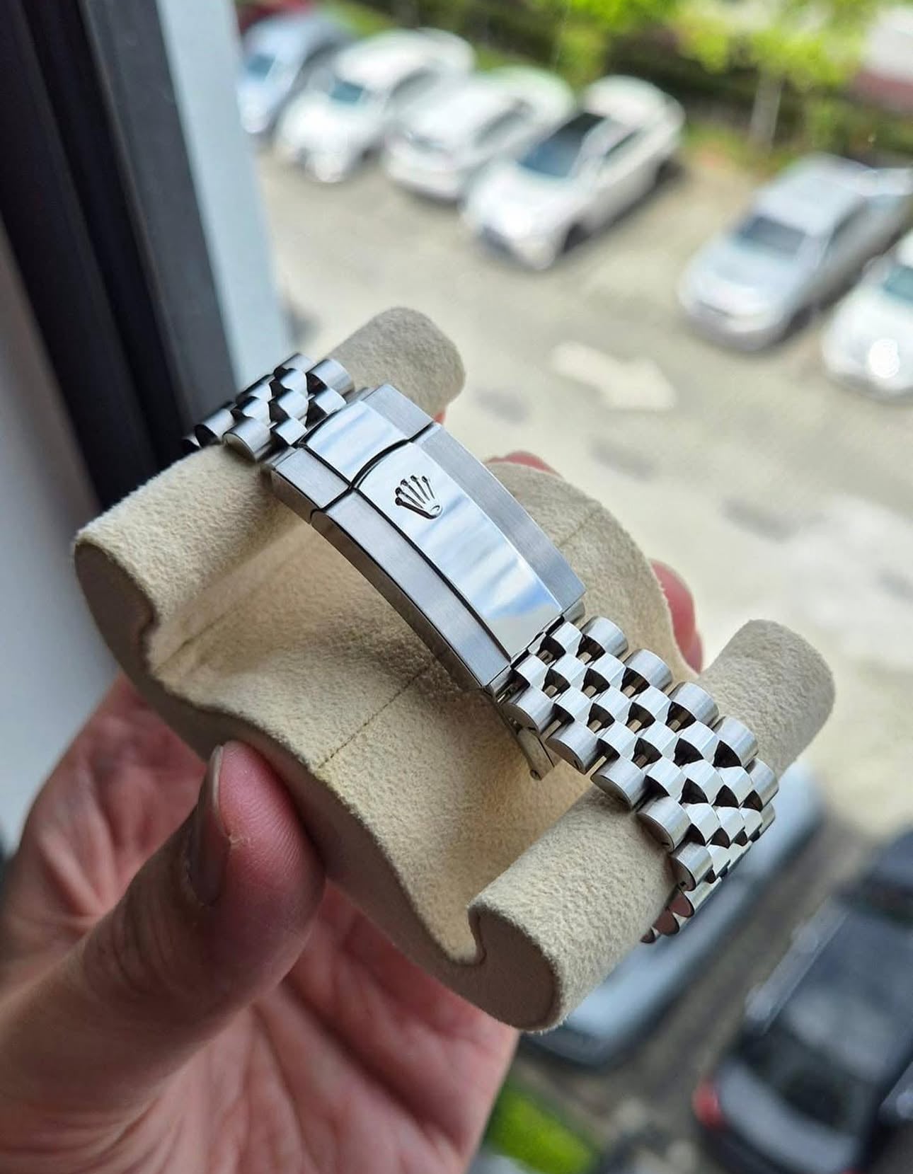 ROLEX DATEJUST JUBILEE OCEAN BLU DIAMOND