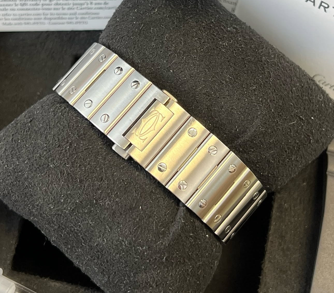 CARTIER SANTOS GREY DIAL