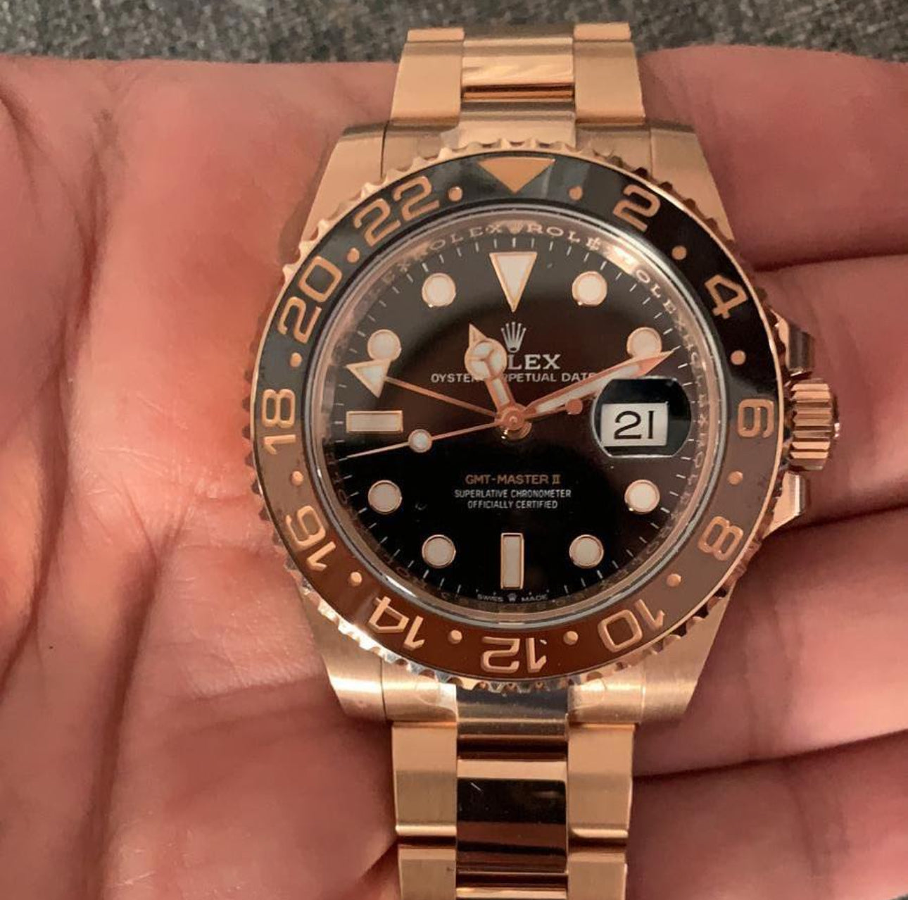 Vetro rolex gmt master 2 sale