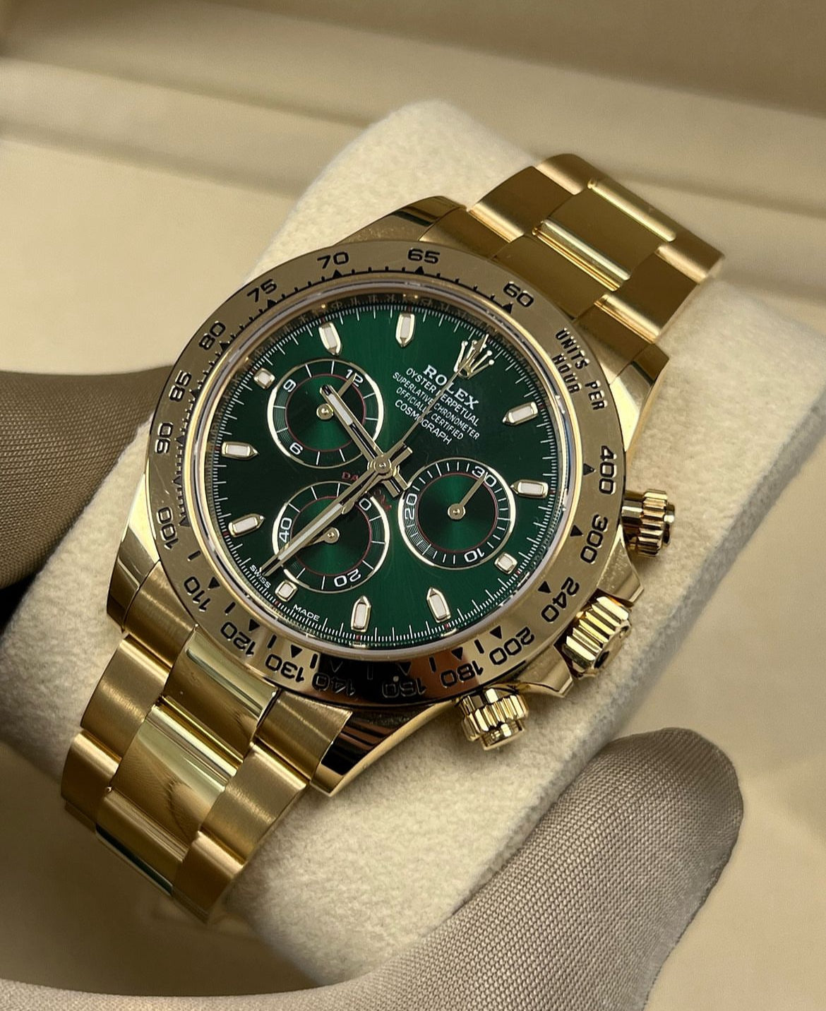 Orologio Rolex Daytona Green Quadrante Rolex Verde ROLEX DAYTONA