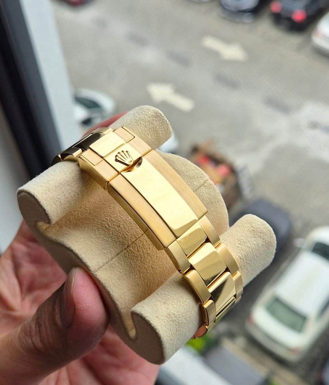 ROLEX DAYTONA GOLD & GREEN