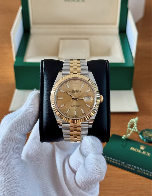 ROLEX DATEJUST JUBILEE CHAMPAGNE