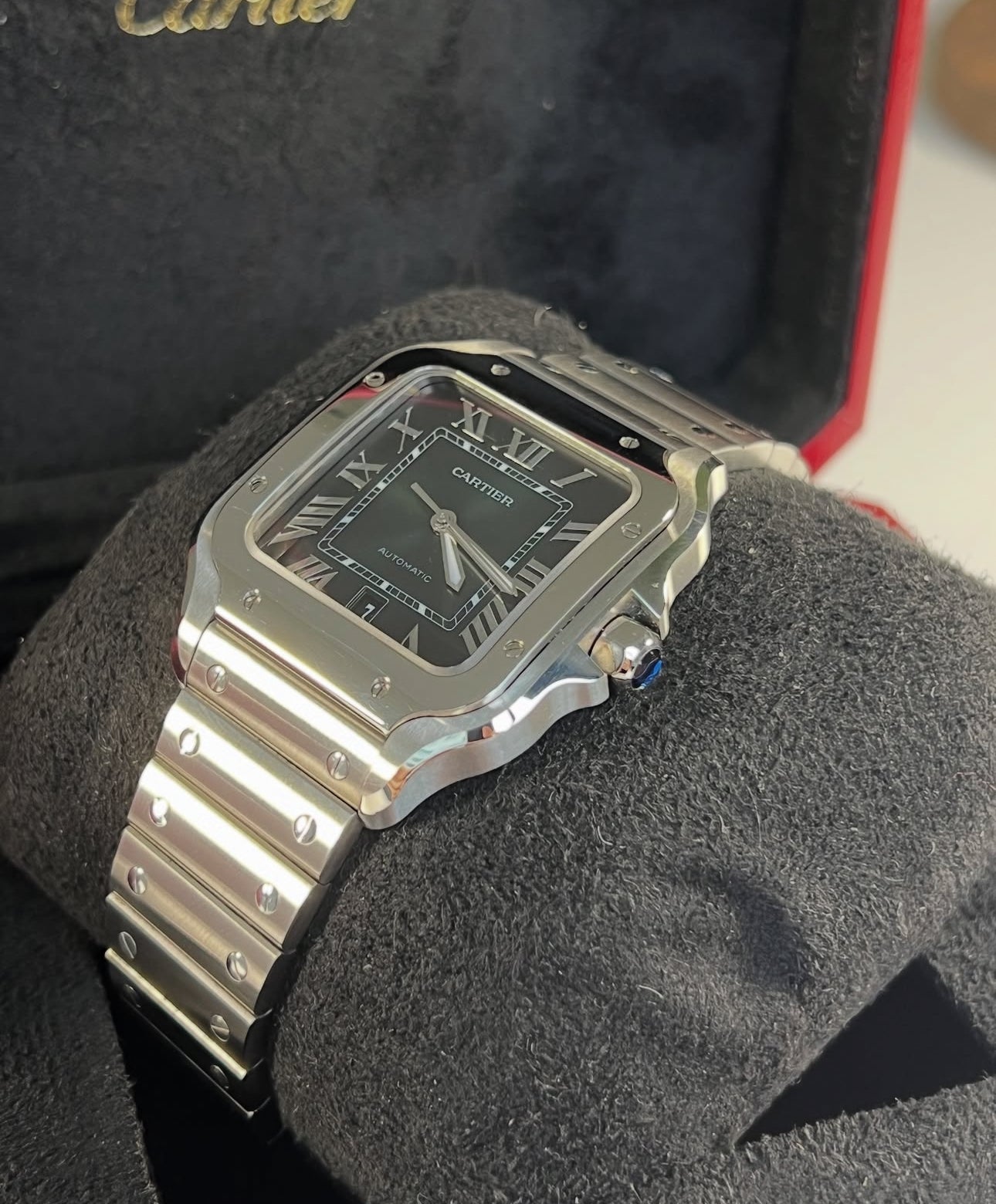 CARTIER SANTOS GREEN DIAL
