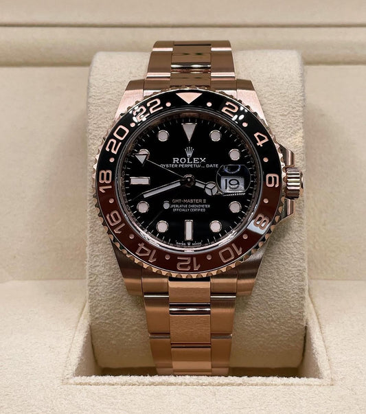 ROLEX GMT MASTER II "ROOT-BEER" ROSE'
