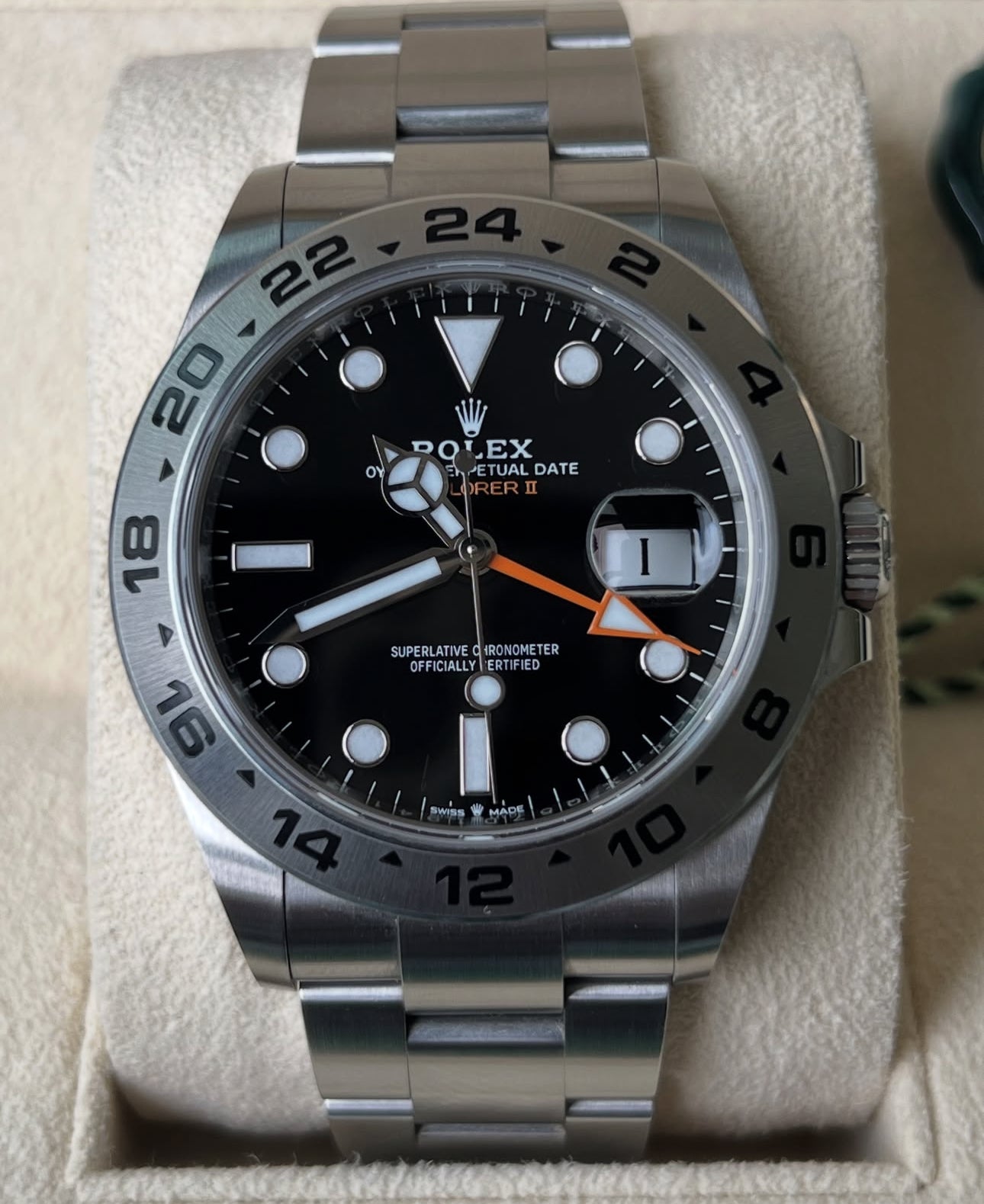 ROLEX EXPLORER II DATE BLACK
