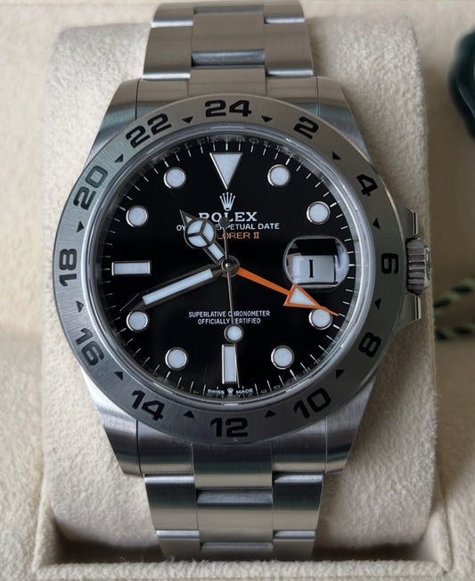 ROLEX EXPLORER II DATE BLACK