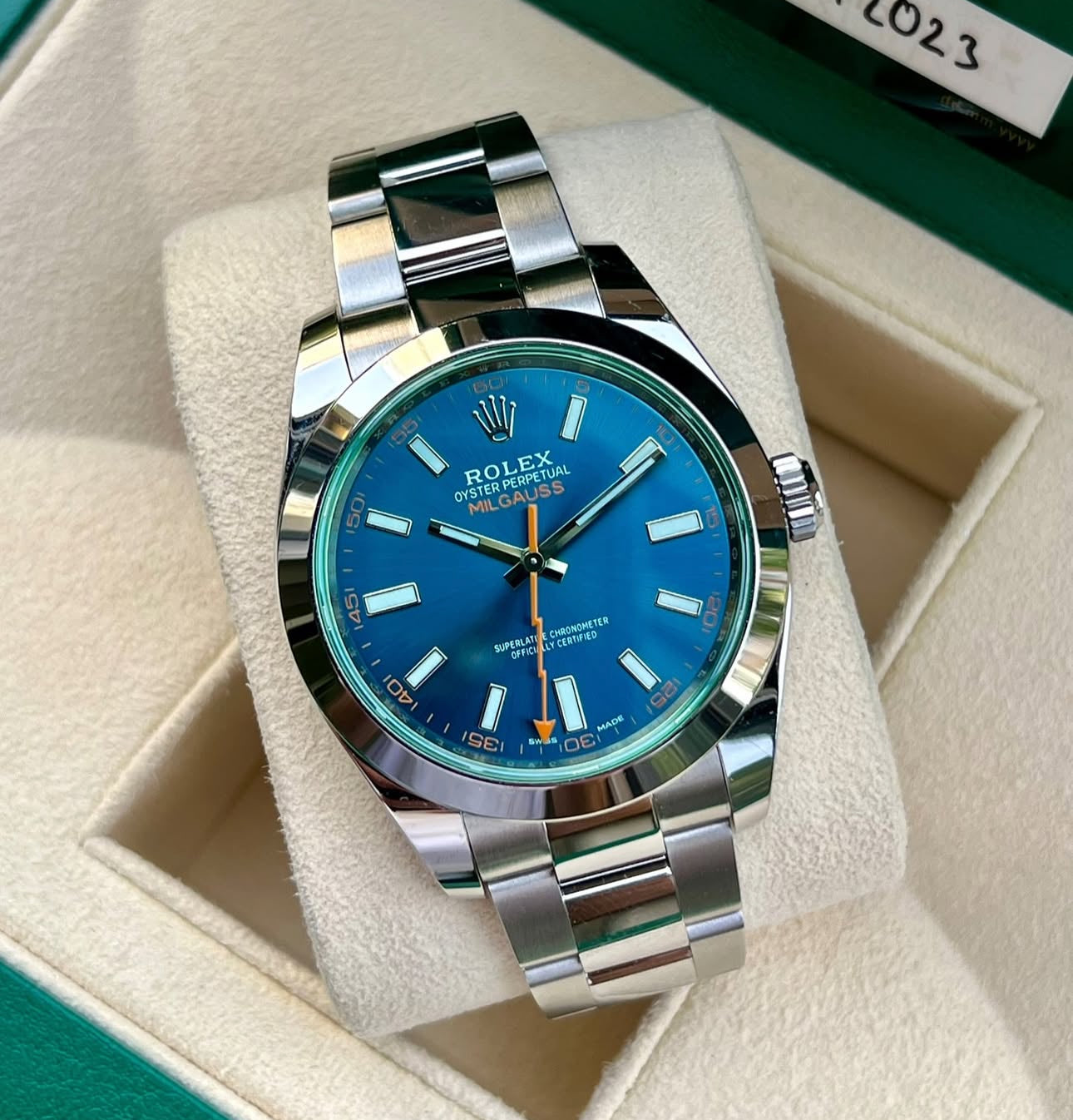 ROLEX MILGAUSS BLUE DIAL