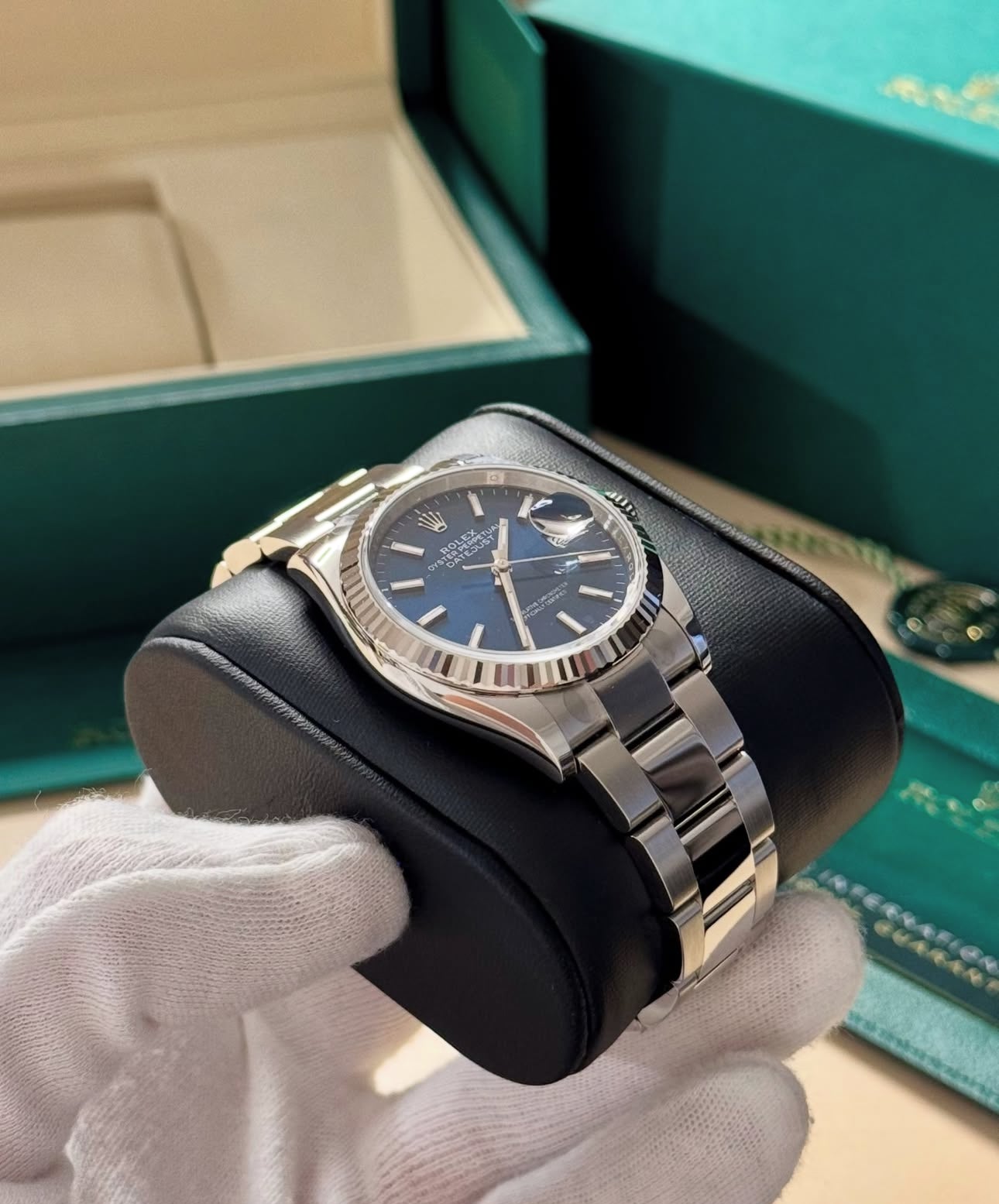 ROLEX DATEJUST OYSTER OCEAN BLUE
