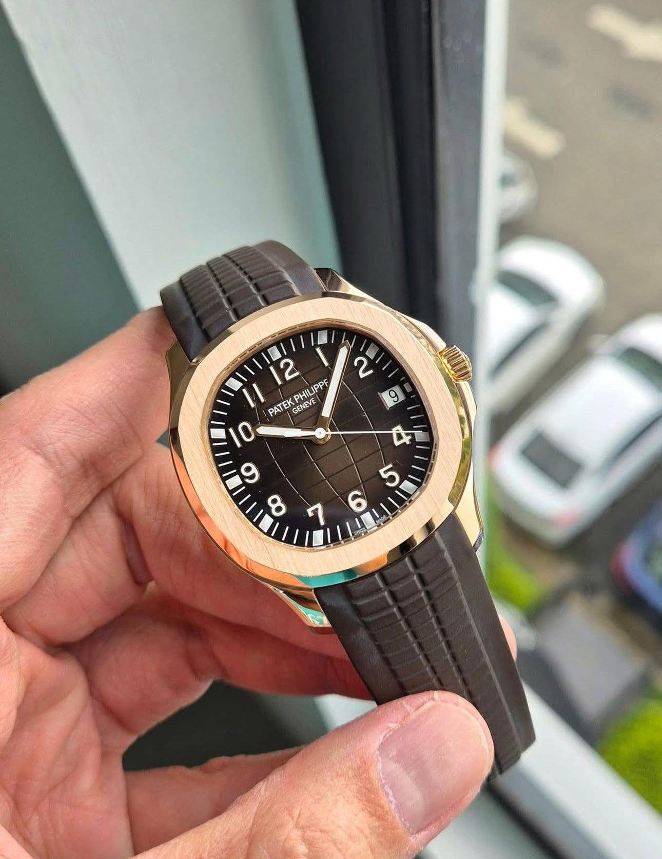 PATEK PHILIPPE AQUANAUT BROWN DIAL