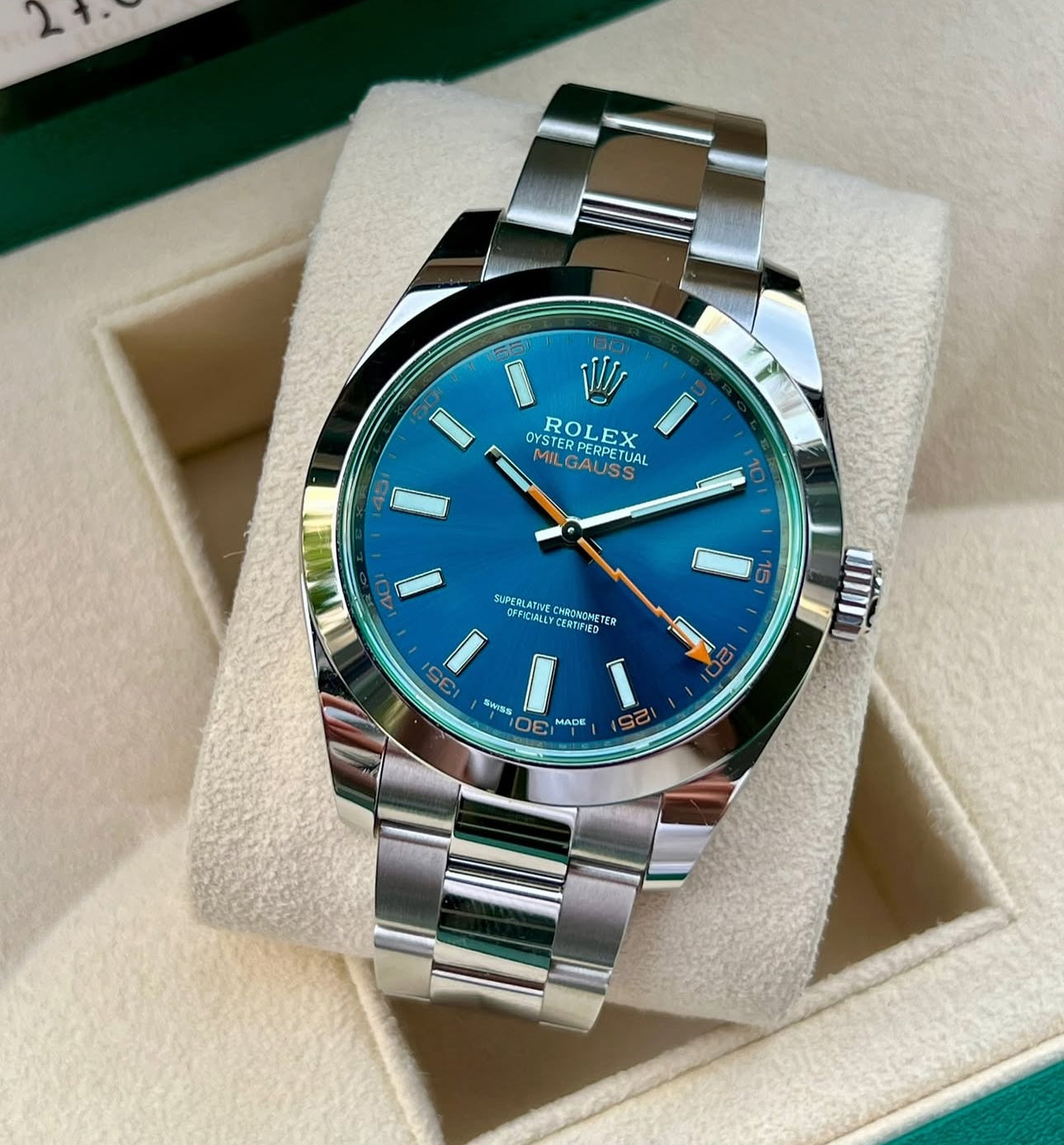 ROLEX MILGAUSS BLUE DIAL