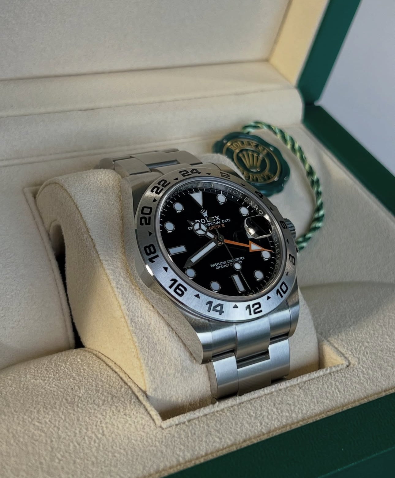 ROLEX EXPLORER II DATE BLACK
