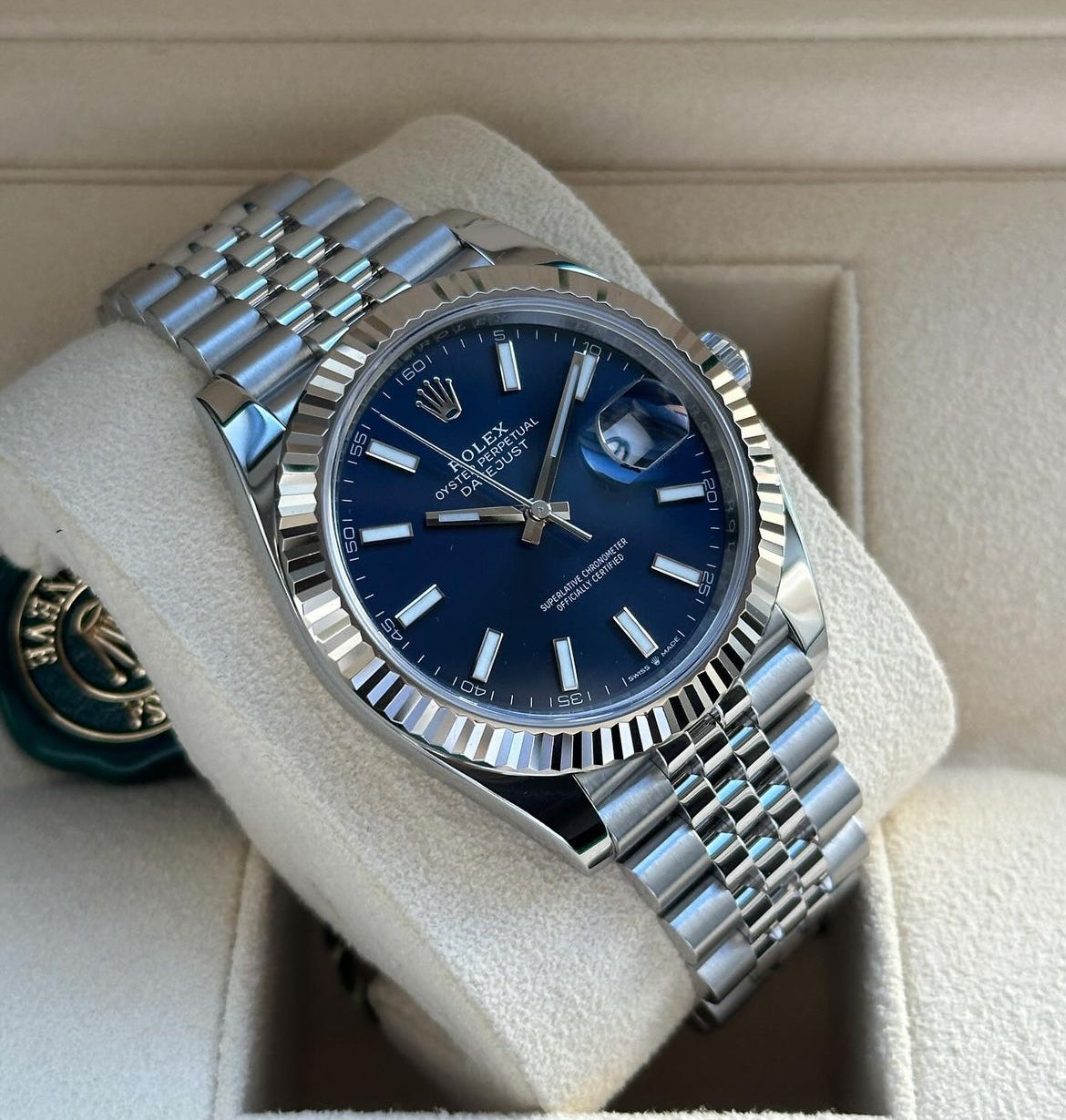 ROLEX DATEJUST JUBILEE OCEAN BLUE