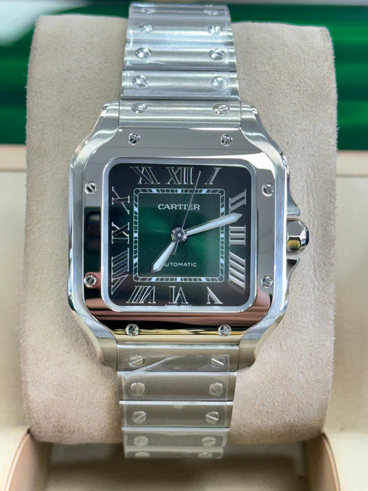 CARTIER SANTOS GREEN DIAL