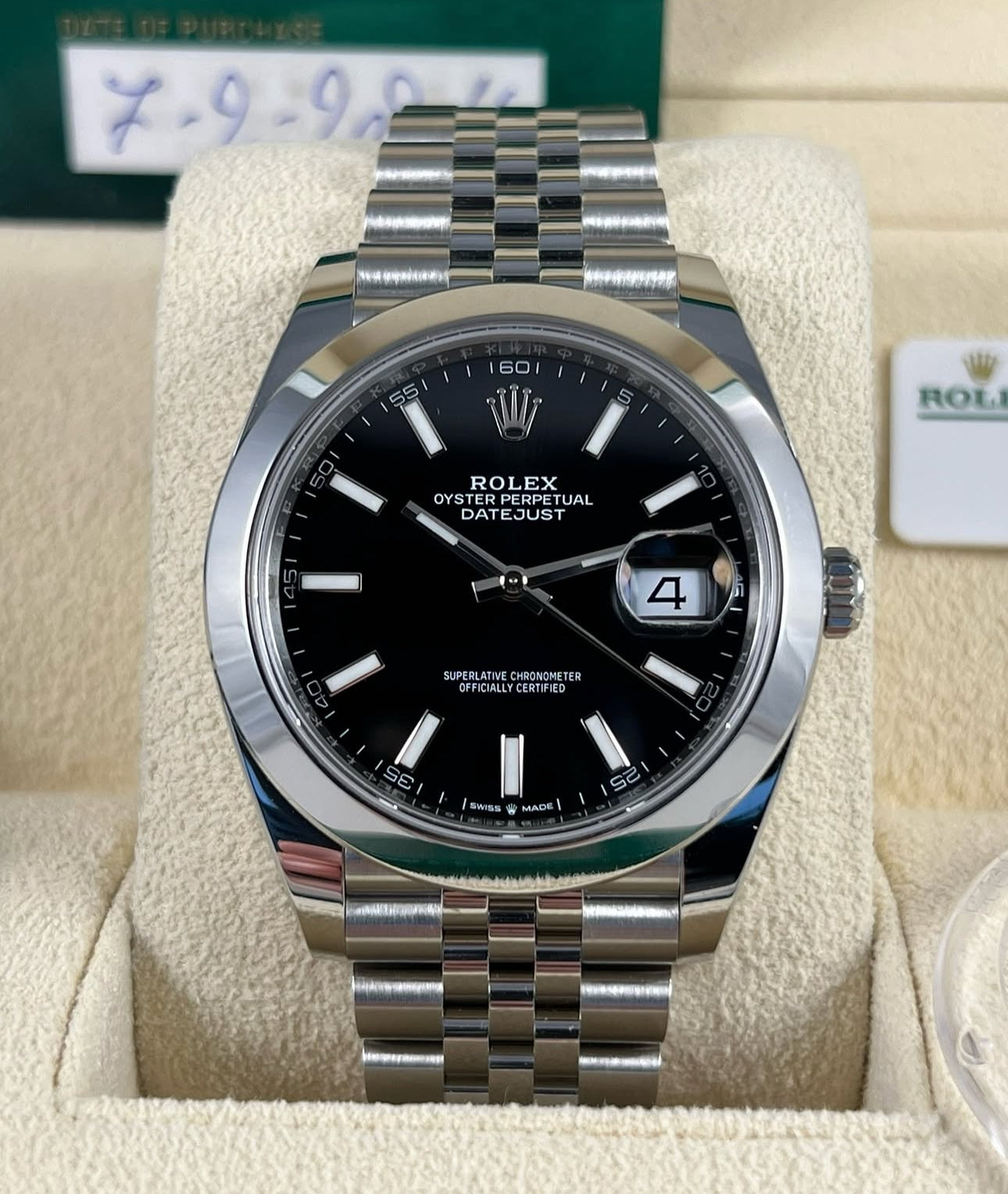 ROLEX DATEJUST JUBILEE "MAN IN BLACK"