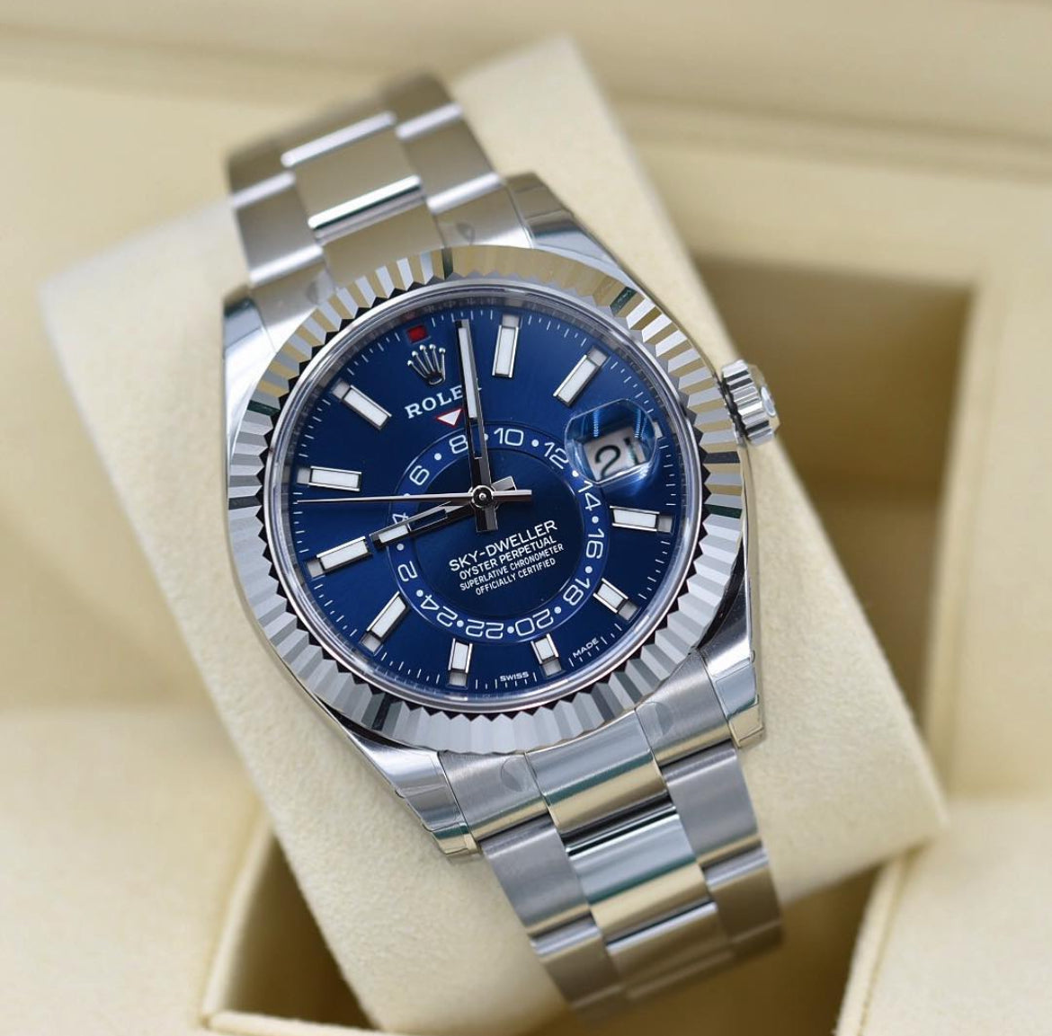 ROLEX SKY-DWELLER BLUE