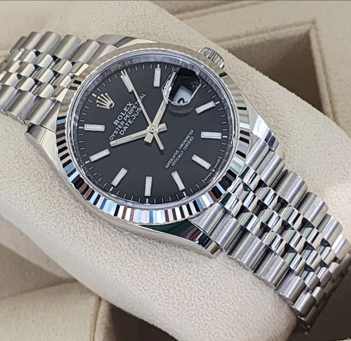 ROLEX DATEJUST JUBILÈE BLACK