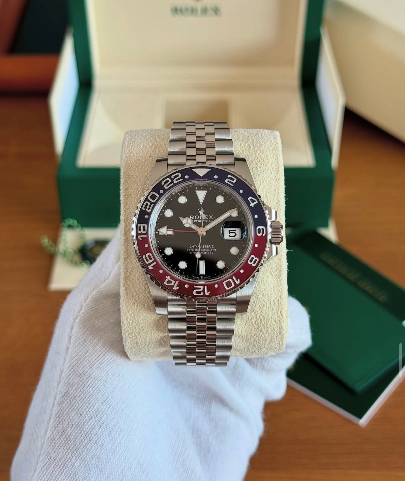 ROLEX GMT MASTER II PEPSI JUBILÈE