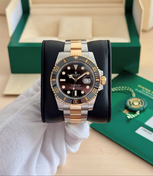 ROLEX SUBMARINER GOLD & BLACK