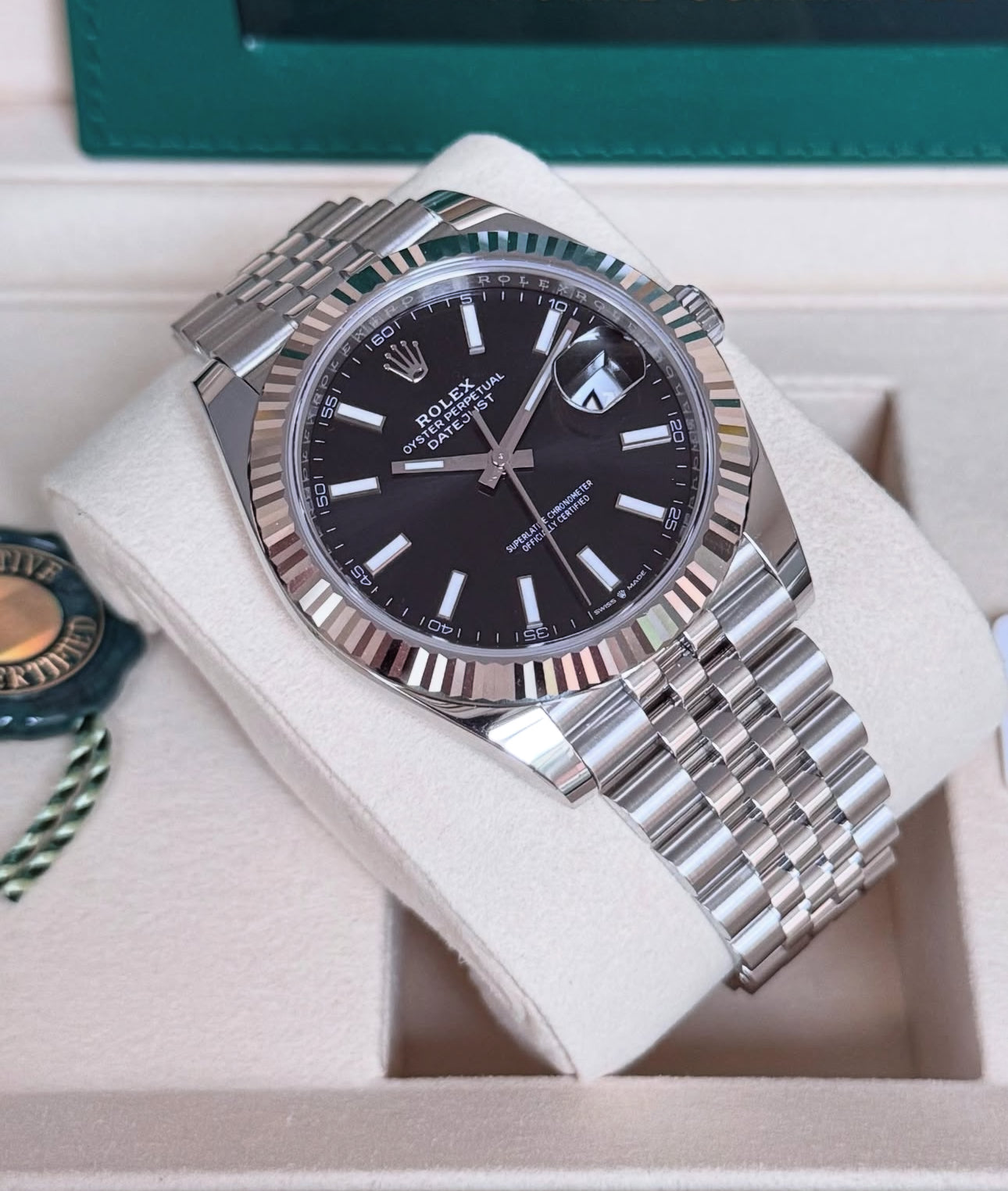 ROLEX DATEJUST JUBILÈE BLACK DIAL