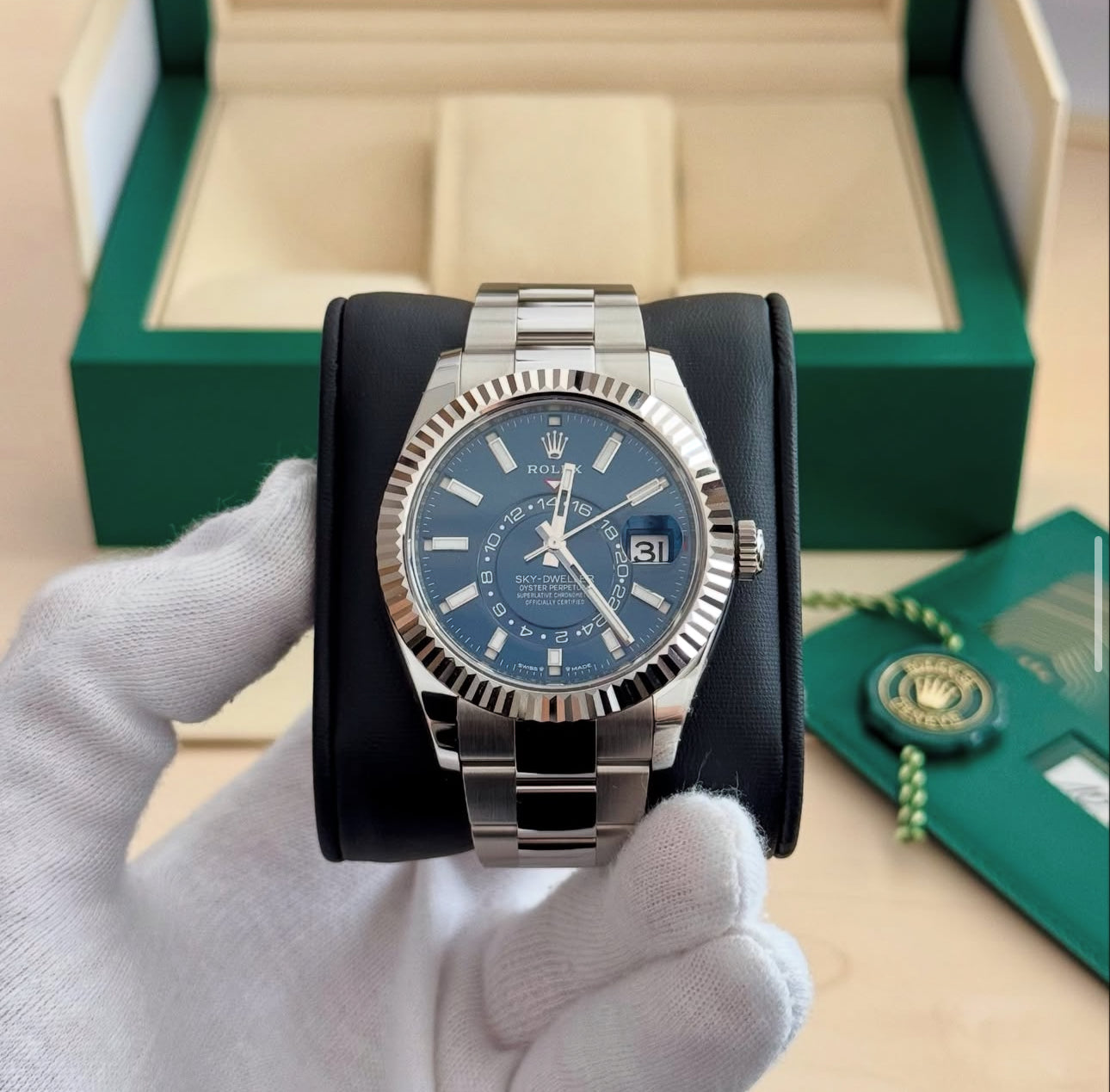 ROLEX SKY-DWELLER BLUE