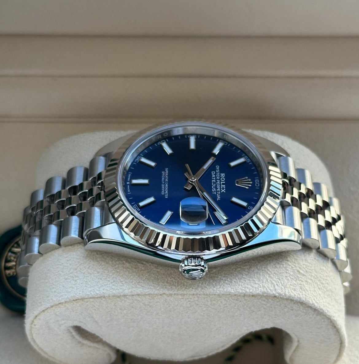 ROLEX DATEJUST JUBILEE OCEAN BLUE