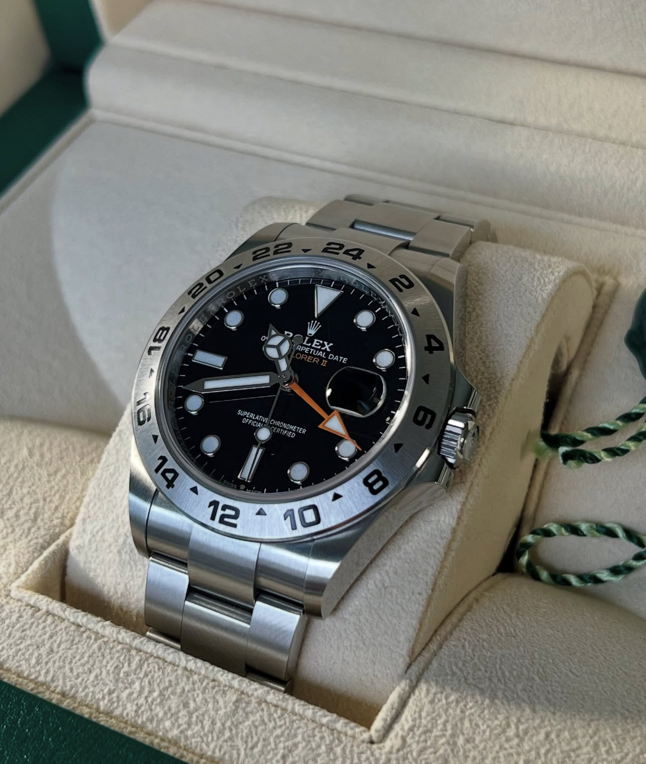 ROLEX EXPLORER II DATE BLACK