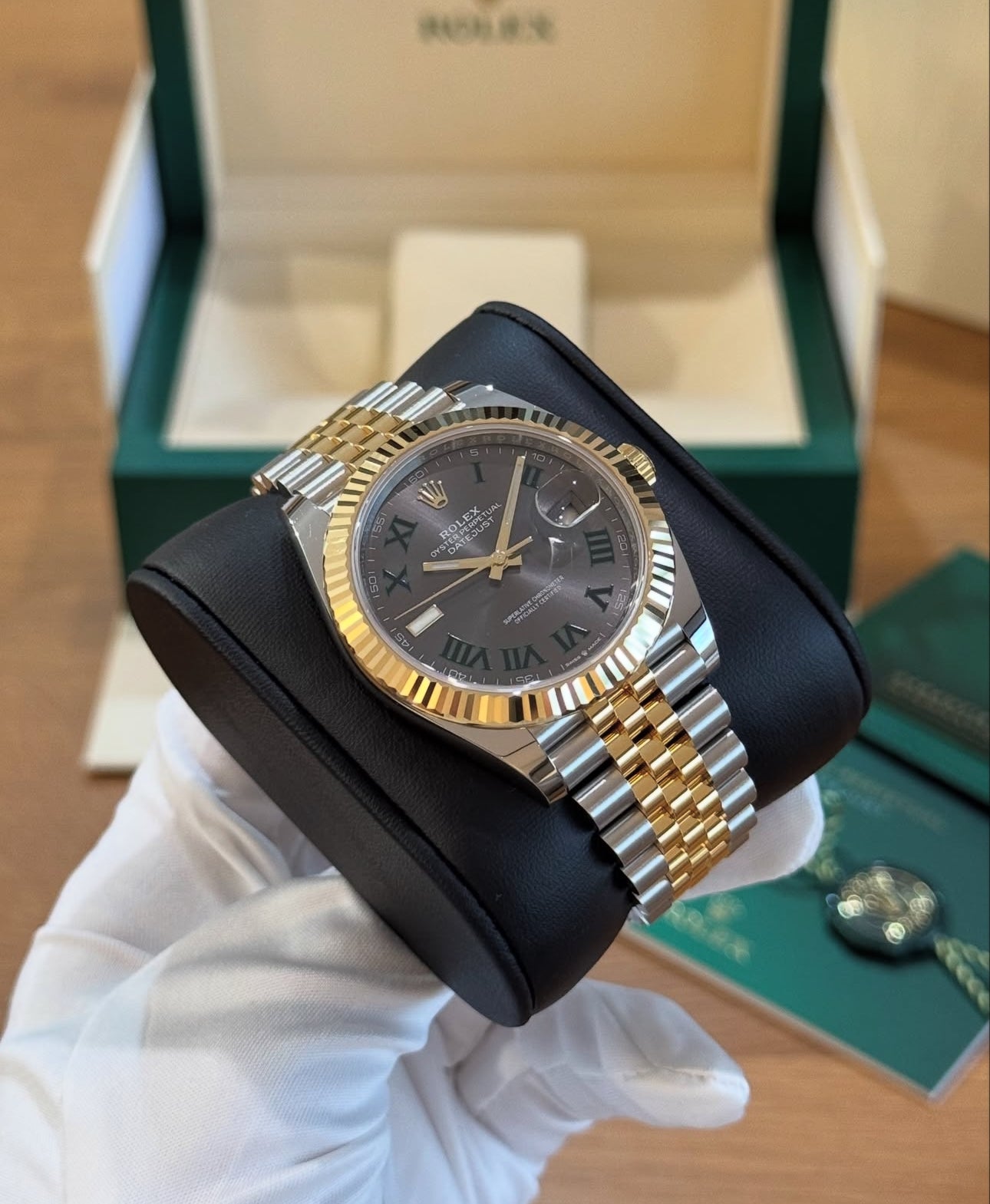 ROLEX DATEJUST JUBILÈE WIMBLEDON BICOLOR