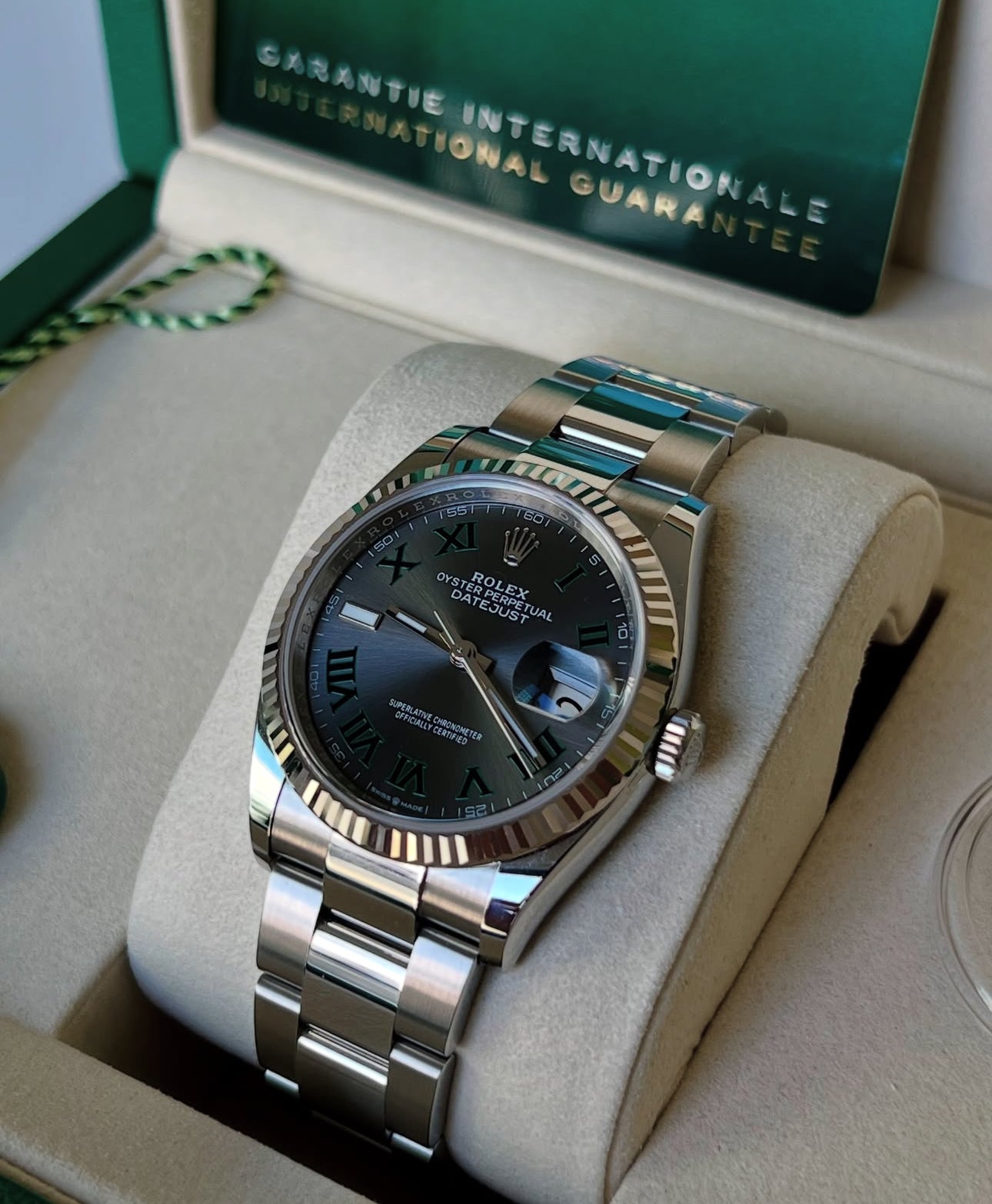 ROLEX DATEJUST OYSTER WIMBLEDON
