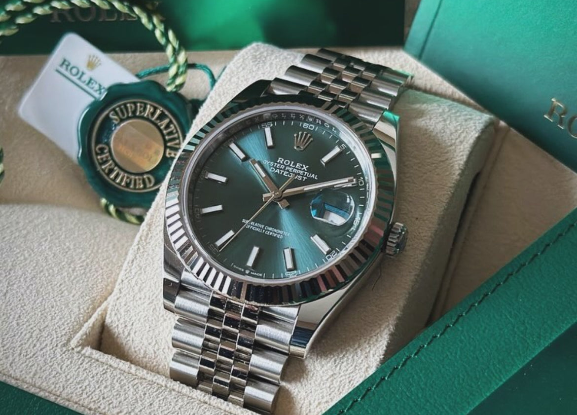 ROLEX DATEJUST JUBILEE GREEN DIAL