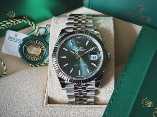 ROLEX DATEJUST JUBILEE GREEN DIAL