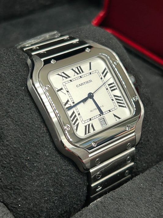 CARTIER SANTOS WHITE DIAL