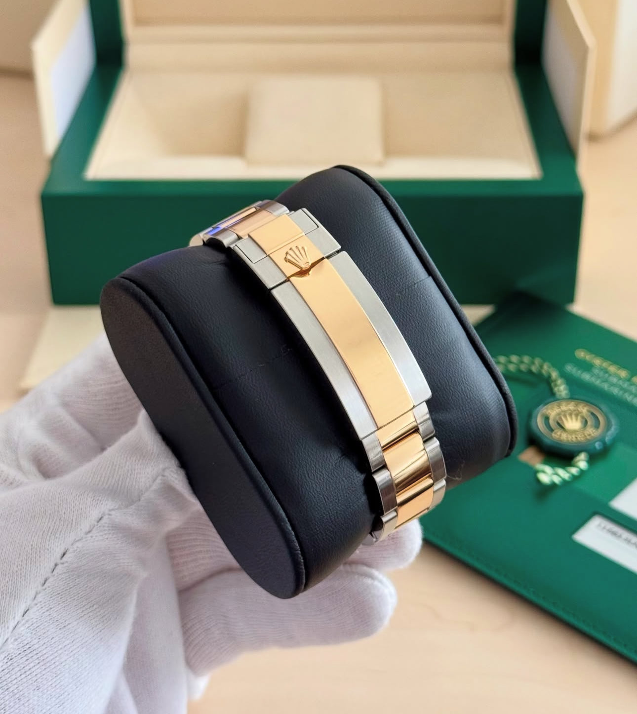 ROLEX SUBMARINER GOLD & BLACK