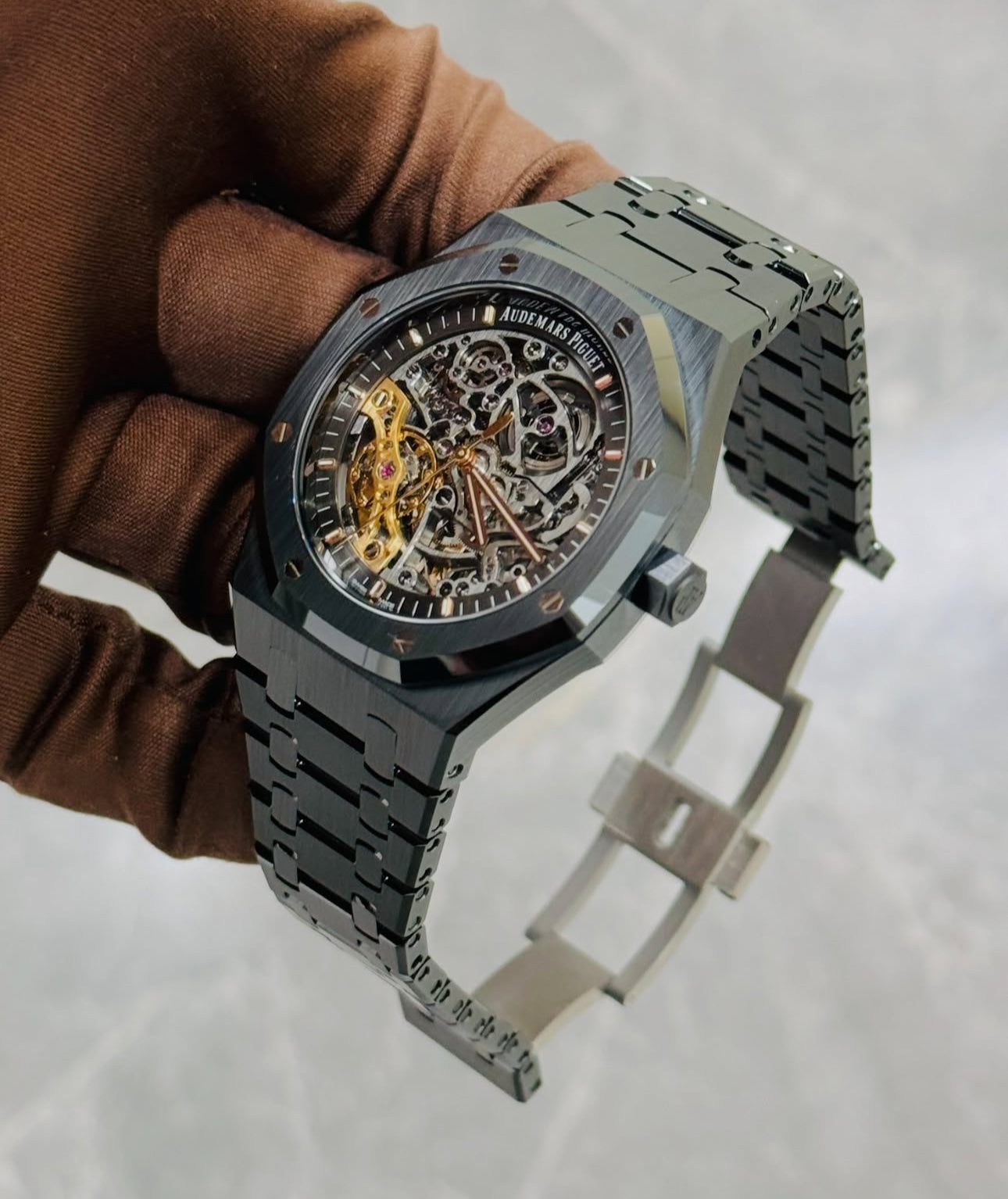 AUDEMARS PIGUET ROYAL OAK "SKELETON" BLACK