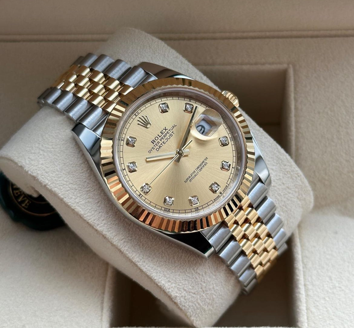 ROLEX DATEJUST JUBILÈE GOLD DIAMOND