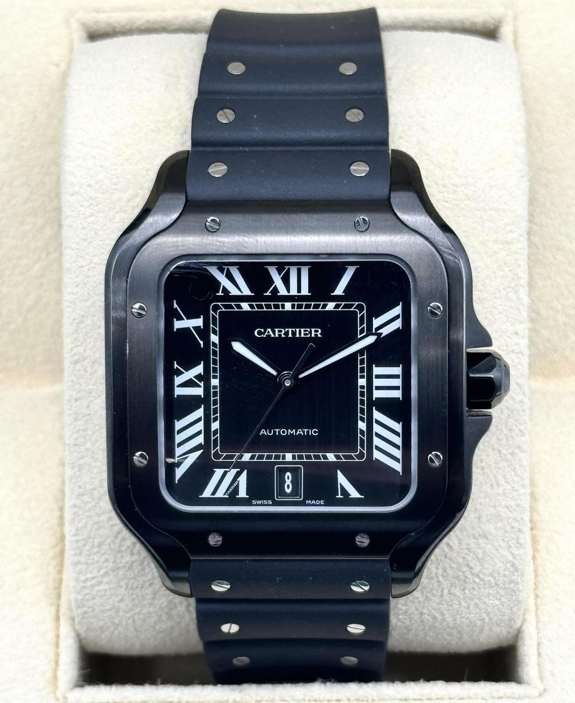 CARTIER SANTOS FULL BLACK