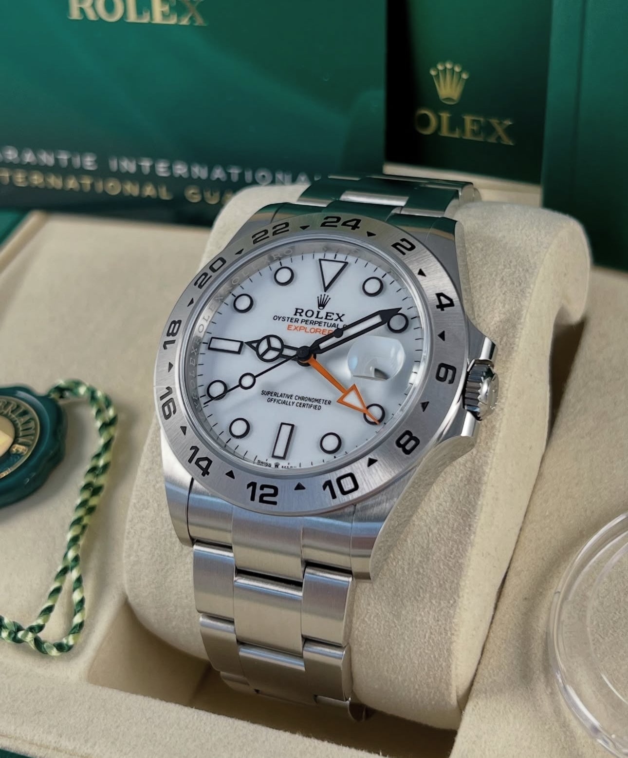 ROLEX EXPLORER II DATE WHITE
