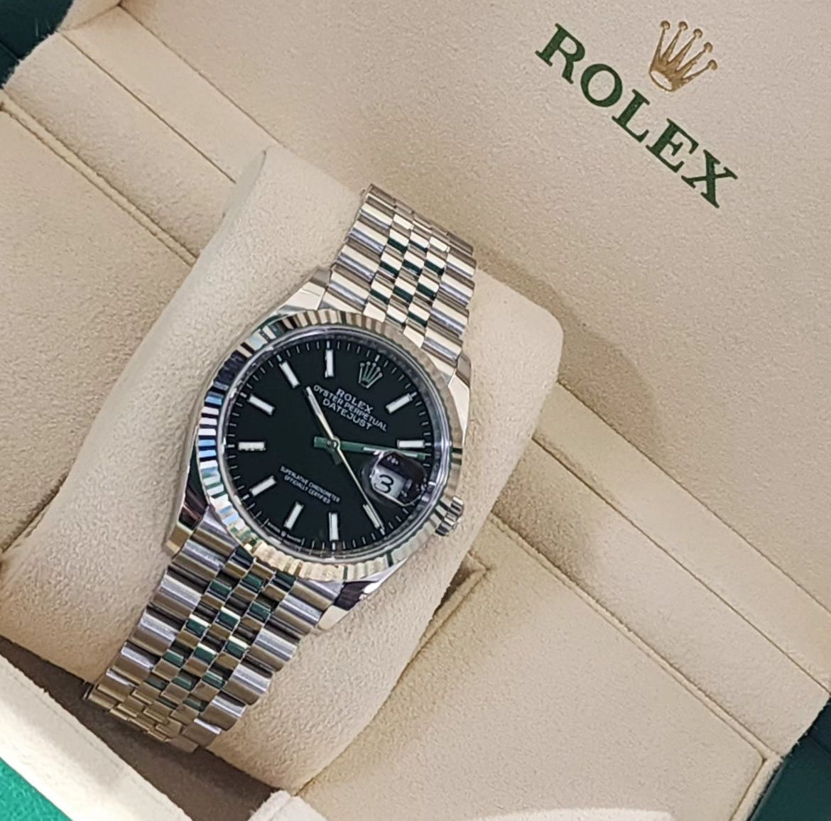 ROLEX DATEJUST JUBILÈE BLACK