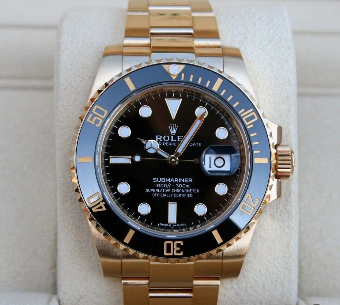 ROLEX SUBMARINER DATE FULL GOLD