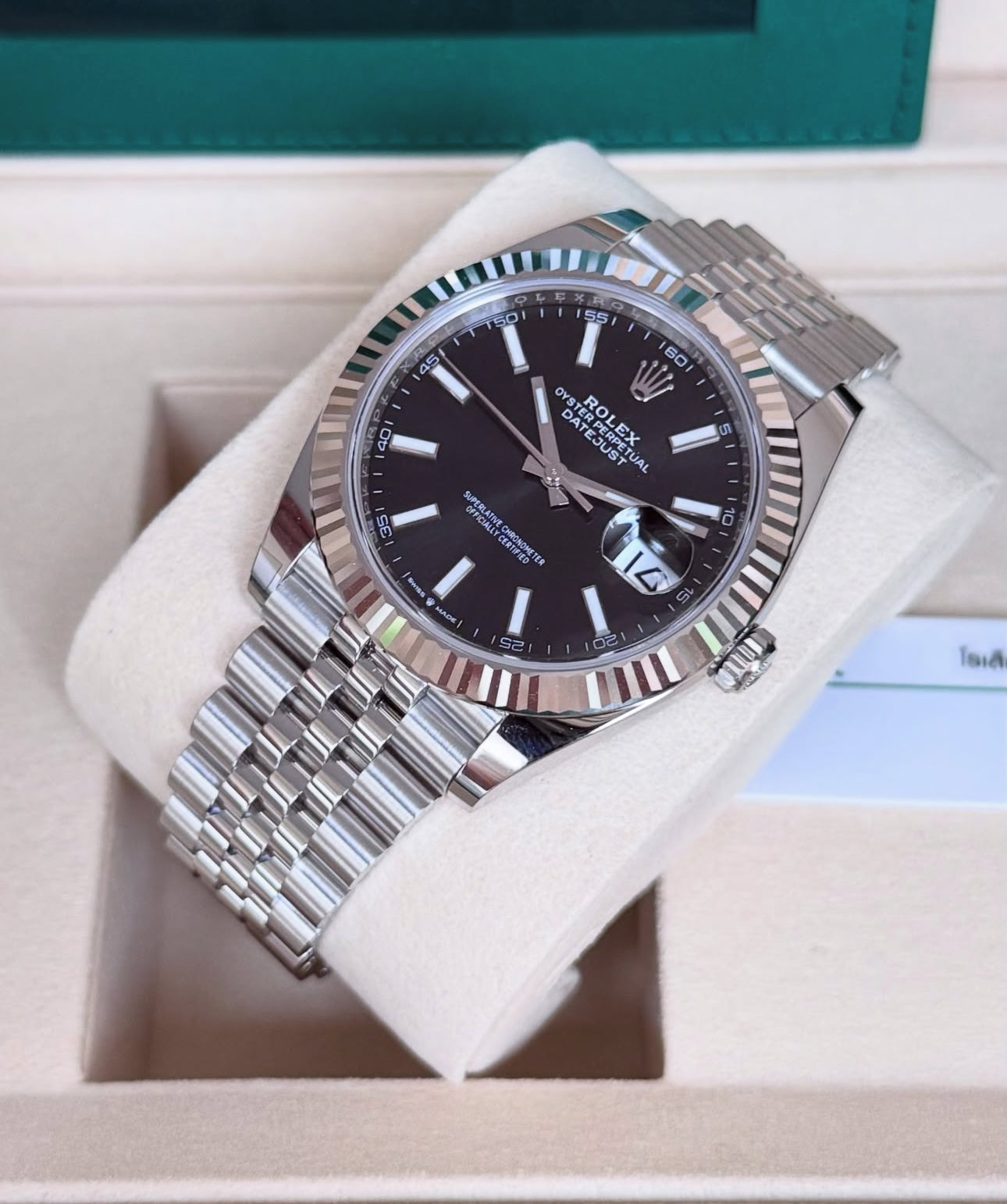 ROLEX DATEJUST JUBILÈE BLACK DIAL