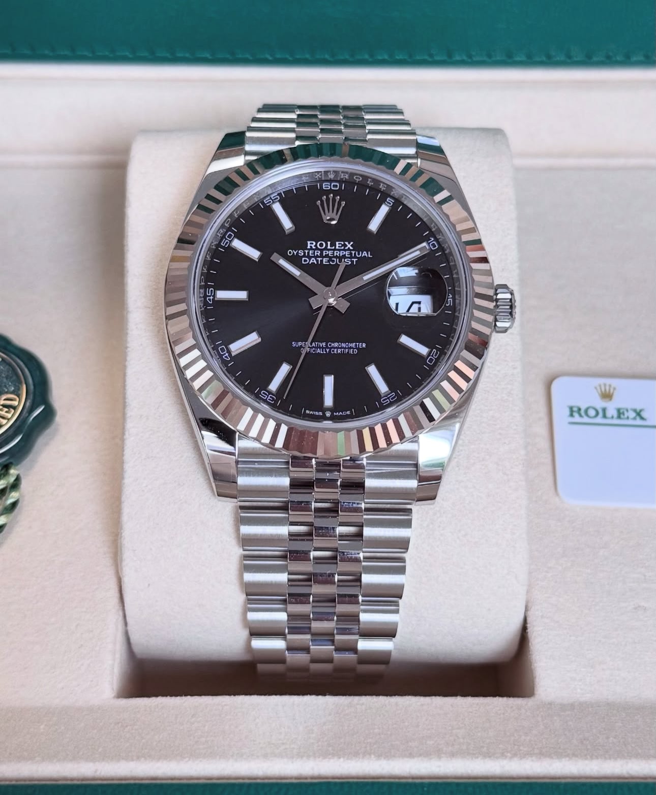 ROLEX DATEJUST JUBILÈE BLACK DIAL