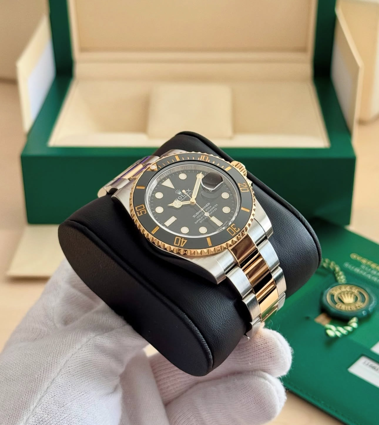 ROLEX SUBMARINER GOLD & BLACK