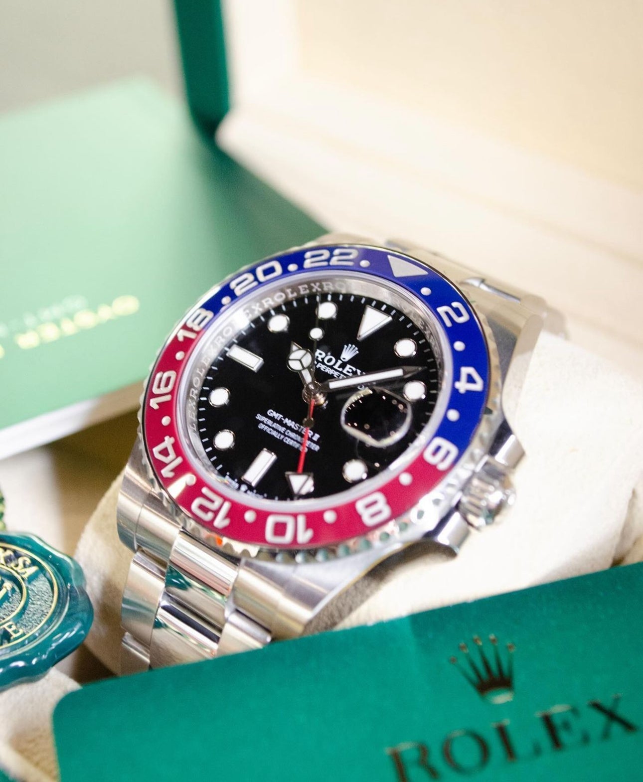 ROLEX GMT MASTER II PEPSI