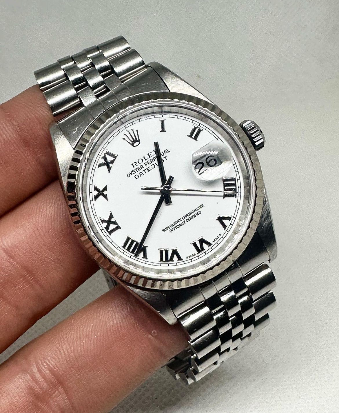 ROLEX DATEJUST JUBILÈE ROMAN