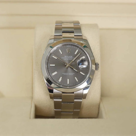 ROLEX DATEJUST OYSTER GREY ARDESIA