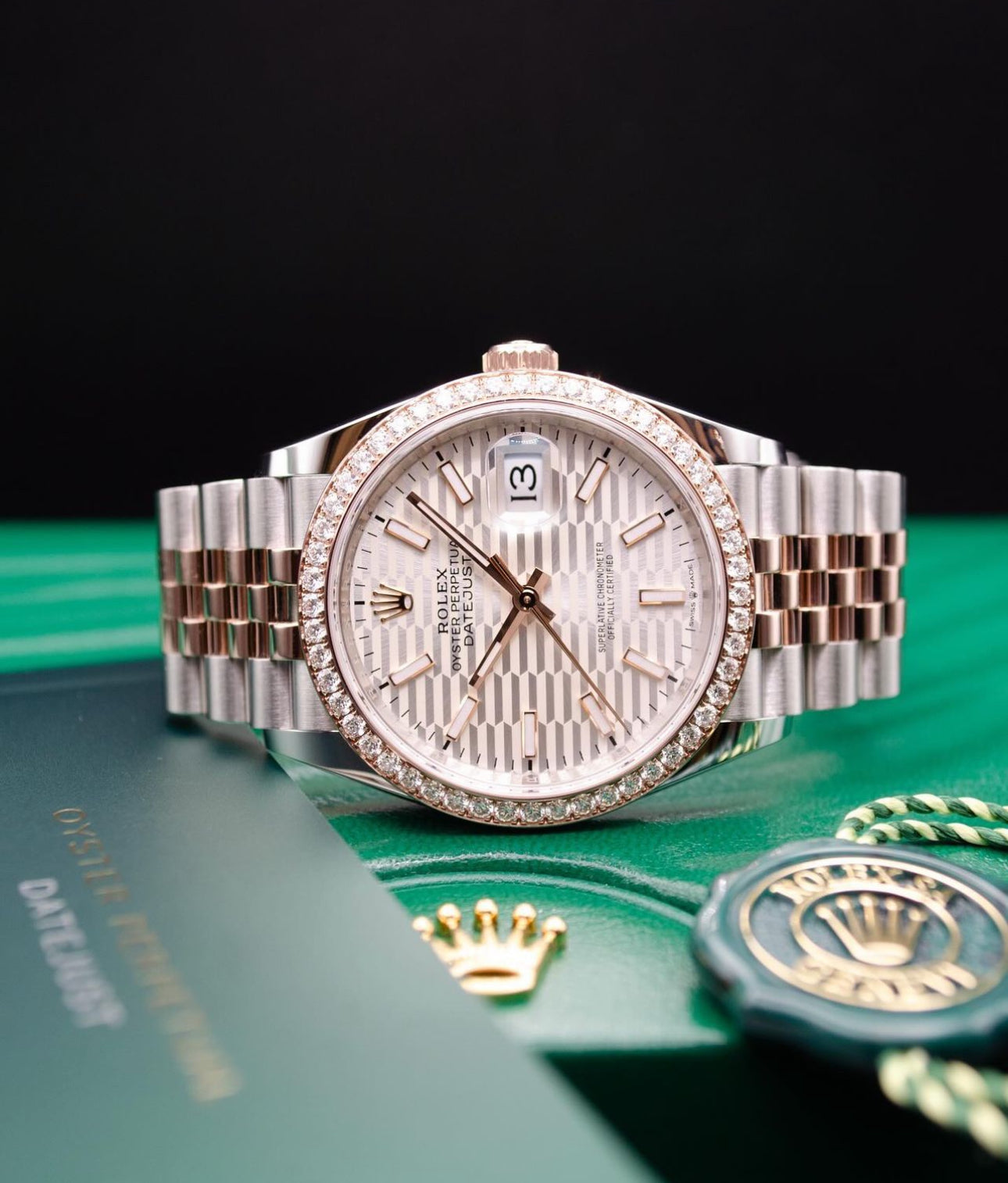 ROLEX DATEJUST JUBILEE "LAS VEGAS" DIAMOND ROSE'