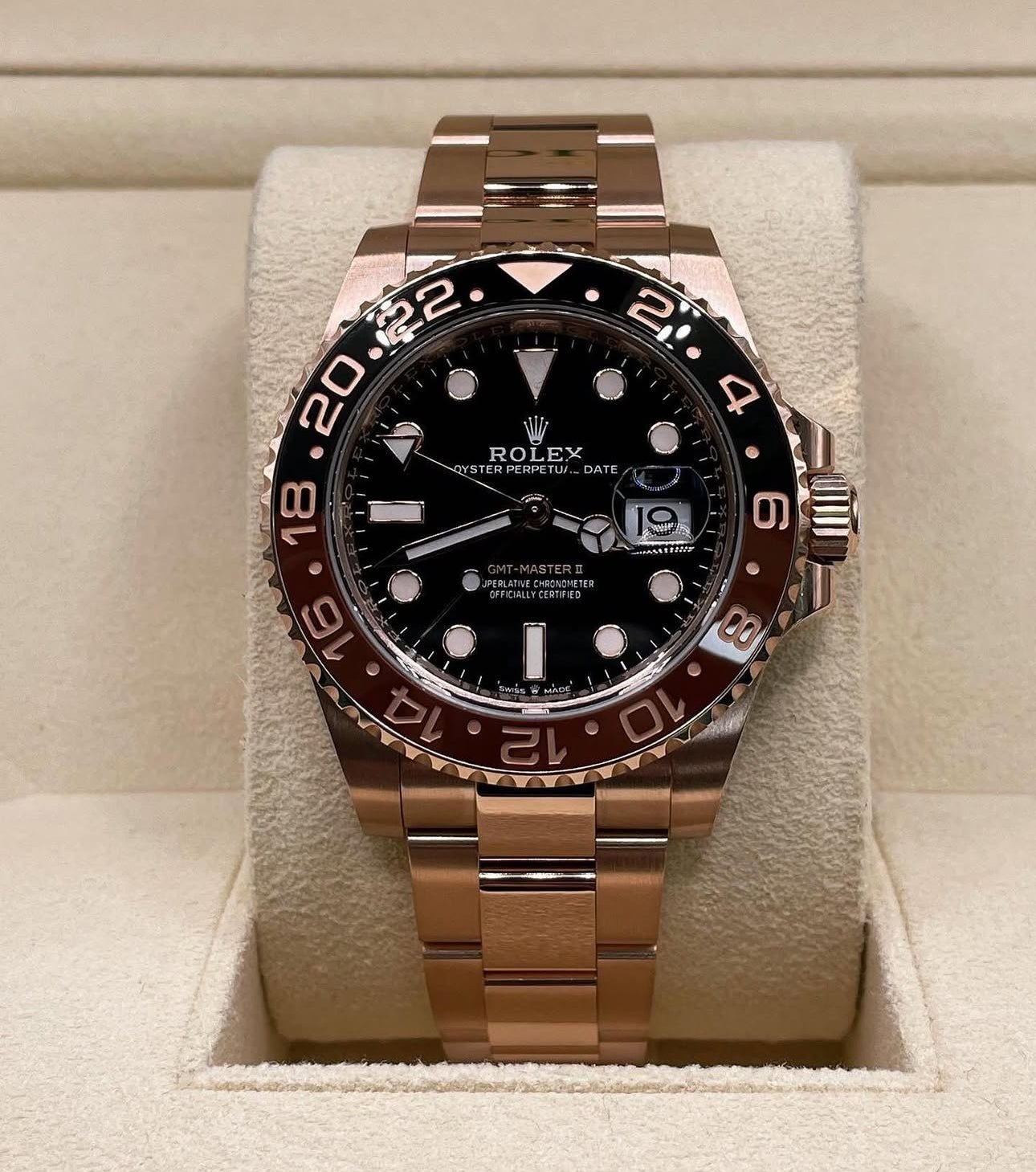 ROLEX GMT MASTER II "ROOT-BEER" ROSE'
